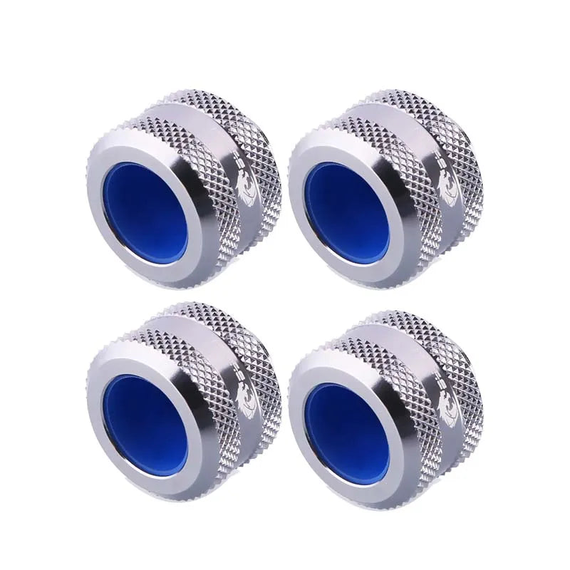 4pcs/lot BYKSKI OD16mm Hard Tube Fitting Hand Compression Fitting G1/4'' Computer Accesspries Fitting use for Rigid Tube