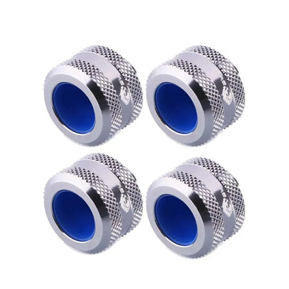 4pcs/lot BYKSKI OD16mm Hard Tube Fitting Hand Compression Fitting G1/4'' Computer Accesspries Fitting use for Rigid Tube