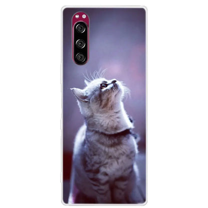 For Sony Xperia 5 Case Xperia5 Bumper Silicone TPU Soft Phone Cover For Sony Xperia 5 J9210 J8210 J8270 6.1' Cases Cartoon