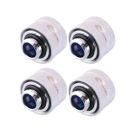 4pcs/lot BYKSKI OD16mm Hard Tube Fitting Hand Compression Fitting G1/4'' Computer Accesspries Fitting use for Rigid Tube