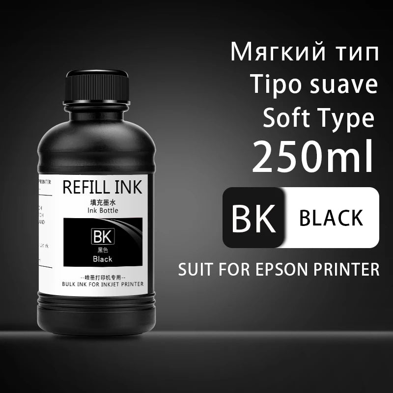 250 ml UV-härtende Tinte für Epson XP600, TX800, XP-600, TX-800, L800, L805, L1800, R290, R300, 1390, 1400, 1410, 1430, DX5, DX7, DX10 UV-Drucker