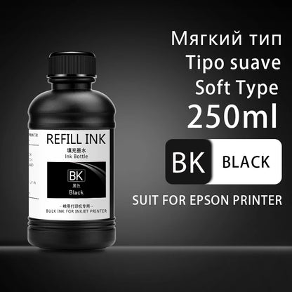 250 ml UV-härtende Tinte für Epson XP600, TX800, XP-600, TX-800, L800, L805, L1800, R290, R300, 1390, 1400, 1410, 1430, DX5, DX7, DX10 UV-Drucker