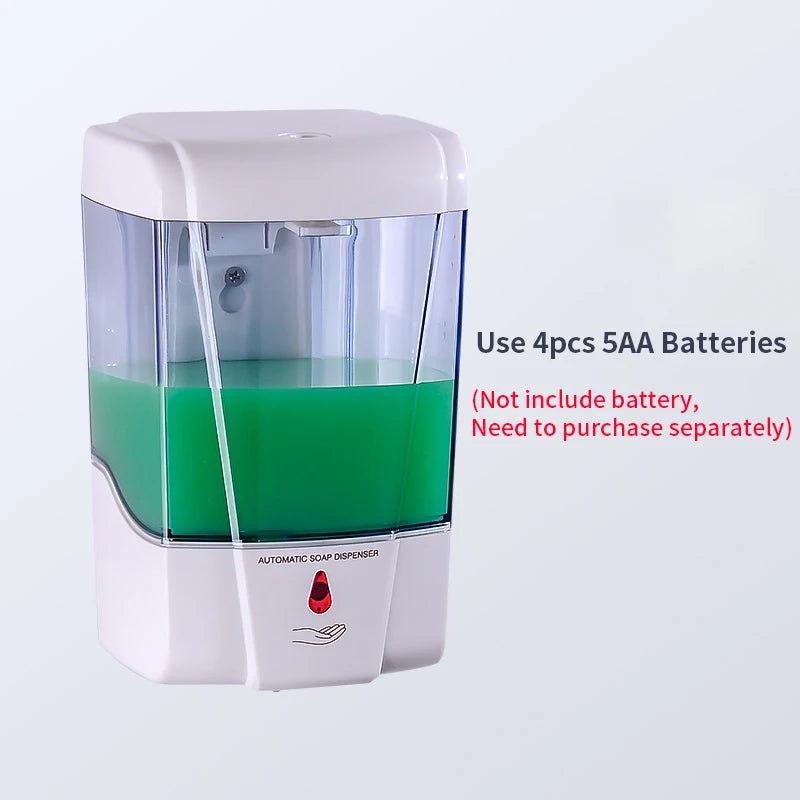 Soap Dispenser Automatic 400ML Electric Soap Dispenser Sensor Infrared Foaming Hand Washer Soap Dispensers For Bathroom 3588