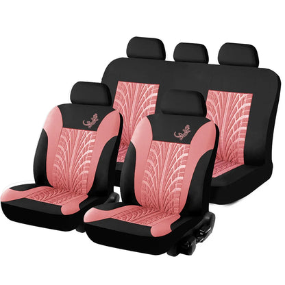 Car Seat Cover Set GeckoPattern Universal Car Seat Cover Full Set Auto Seat Cover Car Styling Interior Accessories