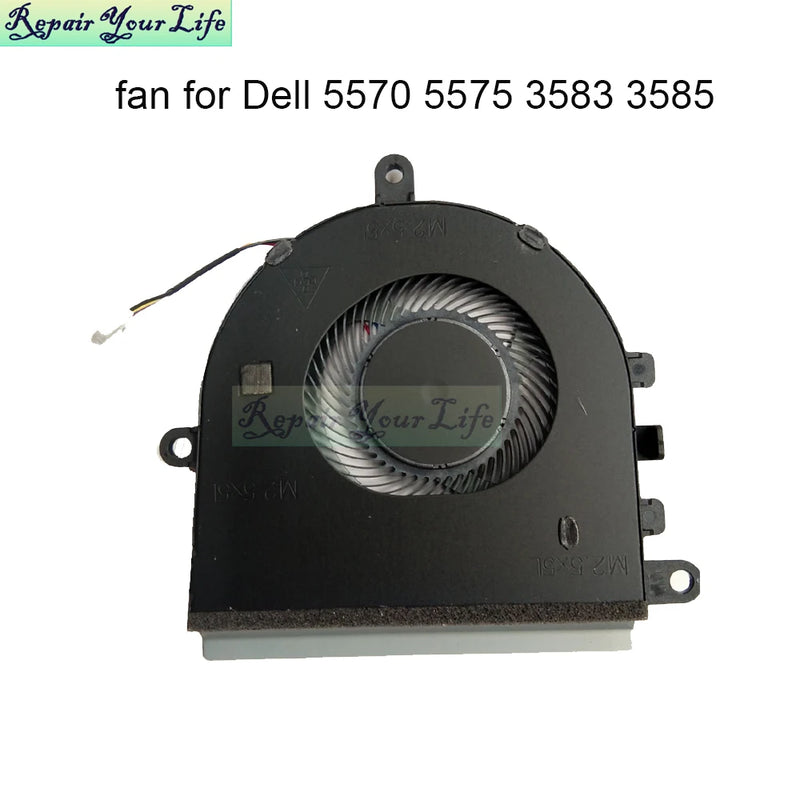 07MCD0 Laptop CPU Cooling Fan Cooler for Dell Inspiron 15 5570 5575 3583 3584 3585 5593 3533 P75F 7MCD0 DC28000K7F0 PB7806S05HN2