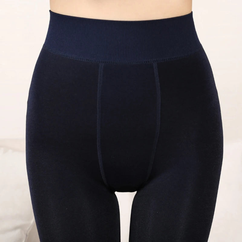 2021 Fashion Women's Autumn And Winter Leggings High Elasticity And Good Quality Thick Velvet Pants Warm Leggings