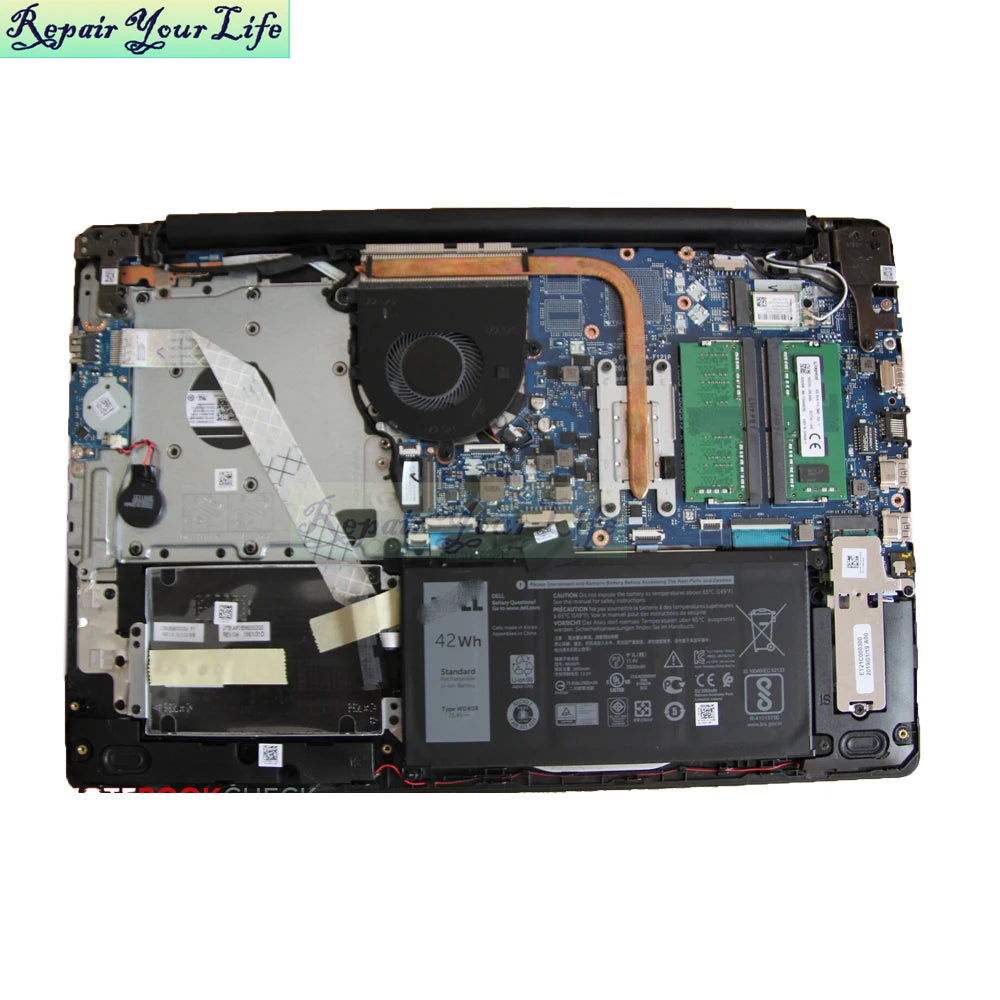 07MCD0 Laptop CPU Cooling Fan Cooler for Dell Inspiron 15 5570 5575 3583 3584 3585 5593 3533 P75F 7MCD0 DC28000K7F0 PB7806S05HN2