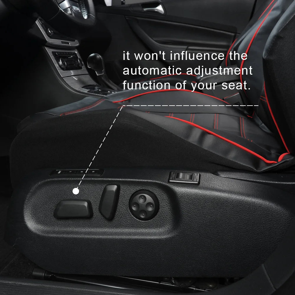 Faux Leather Car Seat Cover Full Set Airbags Compatible and Split Bench Universal Auto Covers Style Car Seat Cover Auto Interior