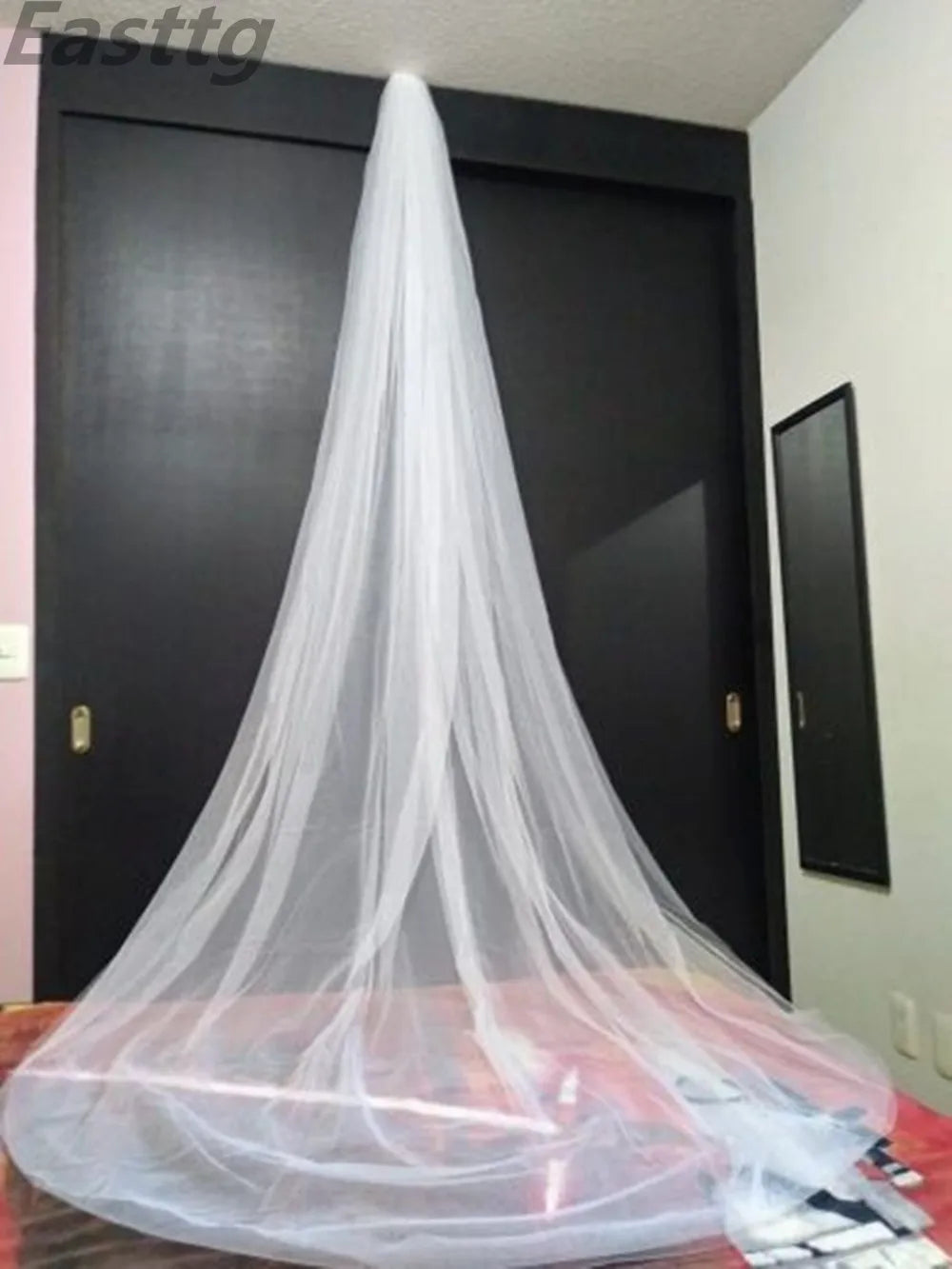 Ivory White Wedding Veil 3 Meters Long Soft Bridal Veils With Comb 2 layer Bride Wedding Accessories