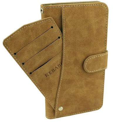 Vintage Leather Wallet W&O X200 Pro Case Flip Luxury Card Slots Slip-resistant Cover Phone Protective Cases Bags