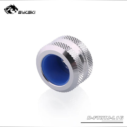 4pcs/lot BYKSKI OD16mm Hard Tube Fitting Hand Compression Fitting G1/4'' Computer Accesspries Fitting use for Rigid Tube