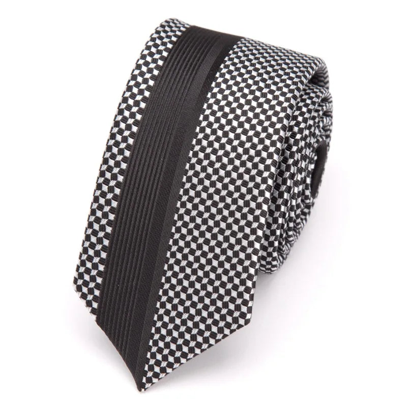 Mens Ties Luxurious Slim Necktie Stripe Tie for Men Business Wedding Jacquard Tie Male Dress Shirt Fashion Bowtie Gift Gravata