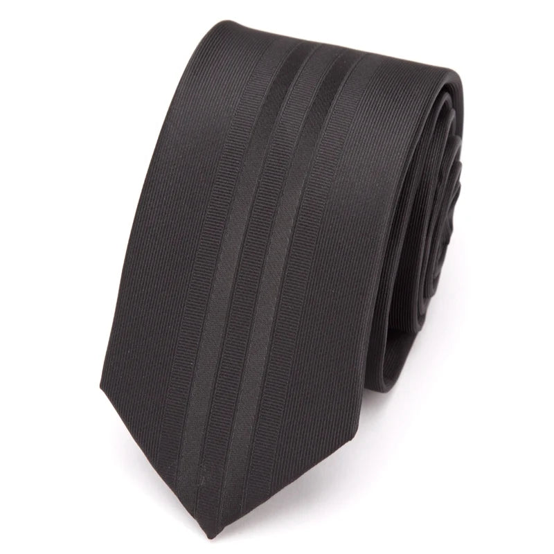 Mens Ties Luxurious Slim Necktie Stripe Tie for Men Business Wedding Jacquard Tie Male Dress Shirt Fashion Bowtie Gift Gravata
