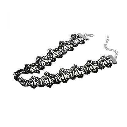 White Black Lace Choker Necklace Torques Women Collar Necklaces Jewelry Women Statement Female Jewelry Gift