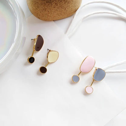 Contracted temperament new earrings bump color female  earrings irregular earrings earrings restoring ancient ways