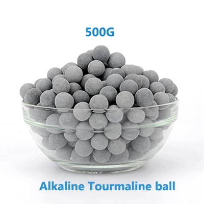DIY Fill Filter Cartridge Far Infrared Maifan Stone Calcium Sulfite Remove chlorine balls Alkaline Tourmaline KDF Resin Purifier