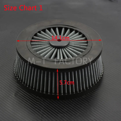 Grey Red Blue Filter Element Repalecment For Harley Sportster 883 1200 XL Touring Road King Glide FL Softail Dyna Fat Boy Ultra