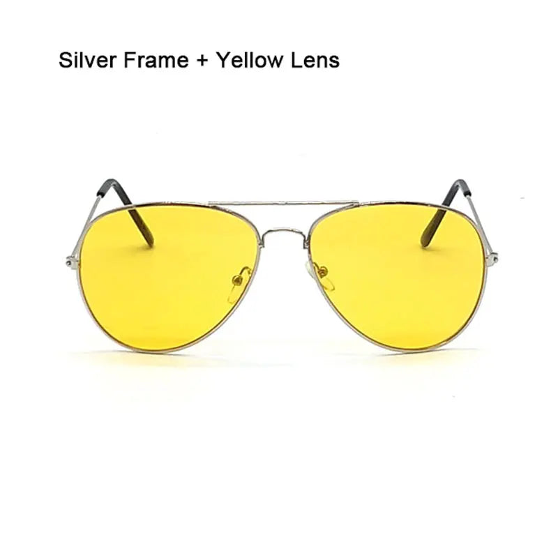 Night Driving Sunglasses For Women Sun Glasses Men Oculos de Sol Feminino Brand Designer Fashion Yellow Lenses
