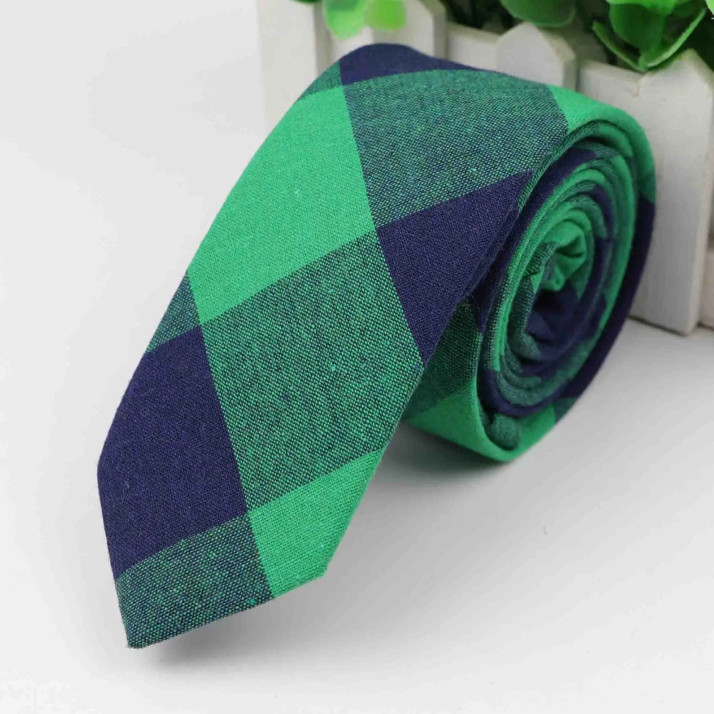 Fashion Tie Classic Men's Plaid Necktie Casual Tartan Suit Bowknots Ties Male Cotton Skinny Slim Ties Colourful Cravat