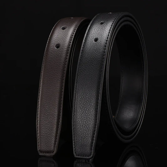 Male Automatic Buckle Belts No Buckle Belt Men Fashion Casual High Quality Belt Male Genuine Leather Luxury Brand Waistband