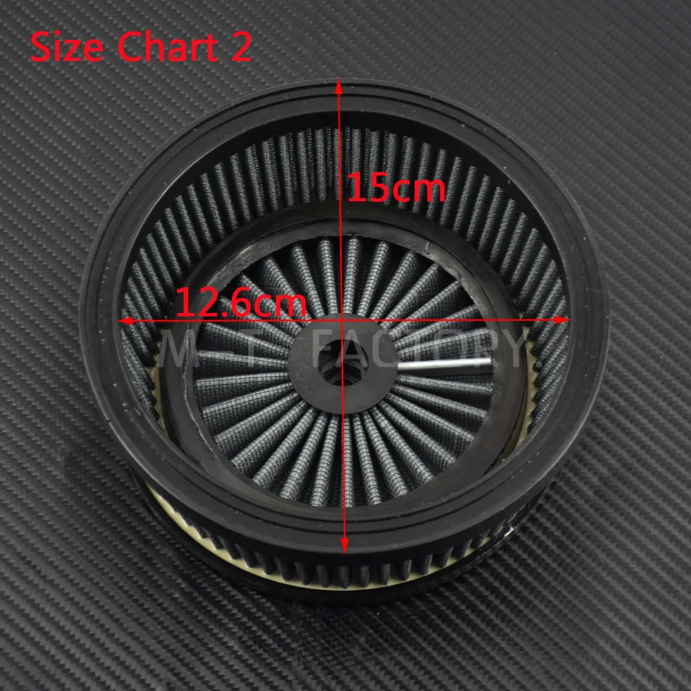 Grey Red Blue Filter Element Repalecment For Harley Sportster 883 1200 XL Touring Road King Glide FL Softail Dyna Fat Boy Ultra