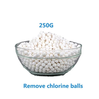 DIY Fill Filter Cartridge Far Infrared Maifan Stone Calcium Sulfite Remove chlorine balls Alkaline Tourmaline KDF Resin Purifier