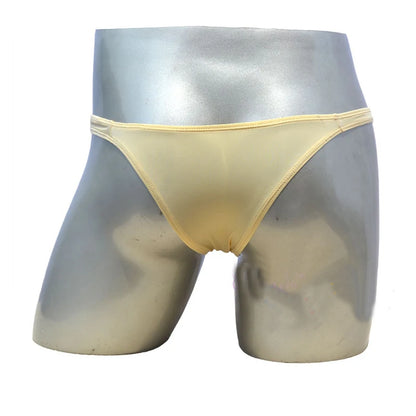 Ice Silk Men's Bikini Underwear Low-waist Male Panties Sexy Translucent  Briefs 16 Colors
