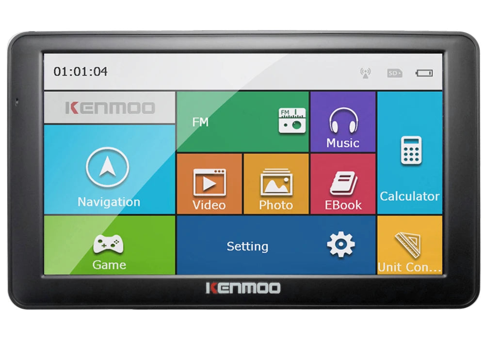 7 Inch HD GPS Portable Navigation 2026 Maps for Europe Russia Car TRUCK CAMPING Caravan Navigator Sat Nav Free Lifetime Updates