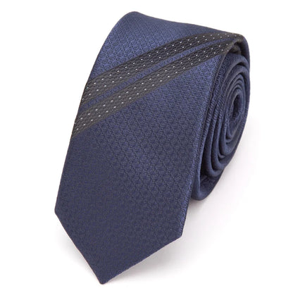 Mens Ties Luxurious Slim Necktie Stripe Tie for Men Business Wedding Jacquard Tie Male Dress Shirt Fashion Bowtie Gift Gravata