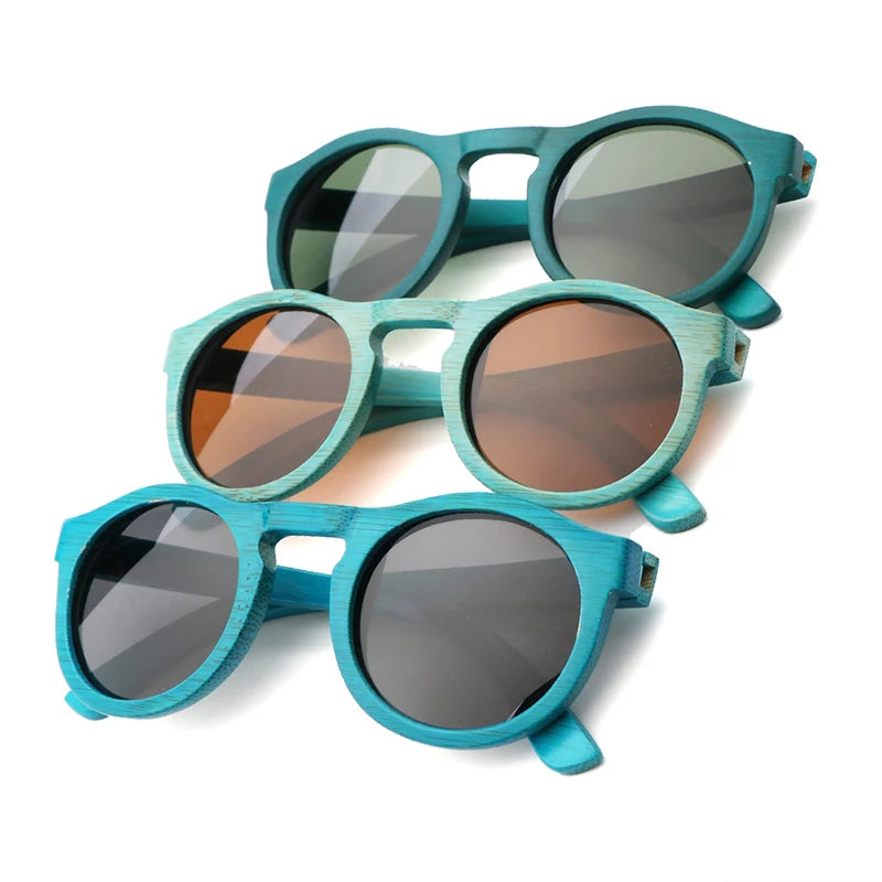 Sunglasses Man 2021 Classic Retro Real Bamboo Wood Sun Glasses High Quality Handmade  Polarized UV 400 Lens  Fashion