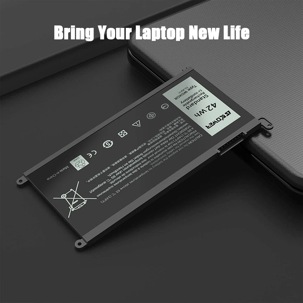 42Wh WDX0R Laptop Battery for Dell Inspiron 13 5000 5368 5378 7368 7378 14 7000 7460 15 5565 5578 7560 7569 7570 7579 17 5767