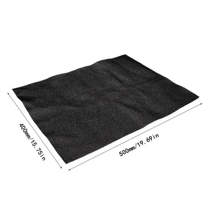 PC Cooler Fans Dust Filter Computer Mesh Black Dustproof Sponge 60ppi Density Filter for Electric Control Boxes,