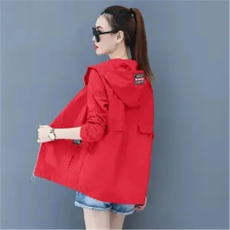 Loose Size 6XL Sun Protection Clothing Women's 2024 Summer Korean Anti-Purple Line Ultra Thin breathable Jacket Mother Top