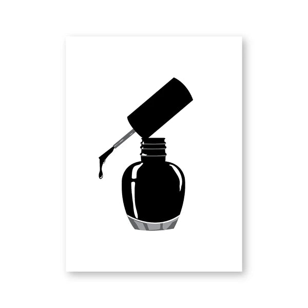 Nail Salon Wall Decoration Beauty Salon Wall Art Canvas Painting Nail Polish Quote Posters and Prints Nail Tech Artist Gift
