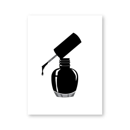 Nail Salon Wall Decoration Beauty Salon Wall Art Canvas Painting Nail Polish Quote Posters and Prints Nail Tech Artist Gift