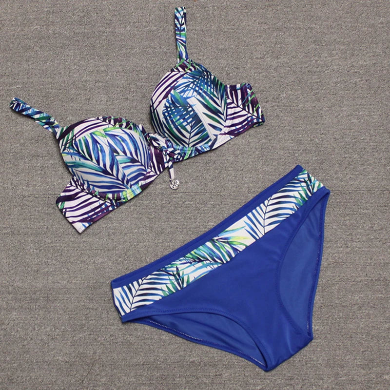 2023 New Sexy Women's Large Swimsuits Beach Bikini Push Up Female  Swimwear Bikinis Set Swim Bather Wear Swimming Bathing Suit