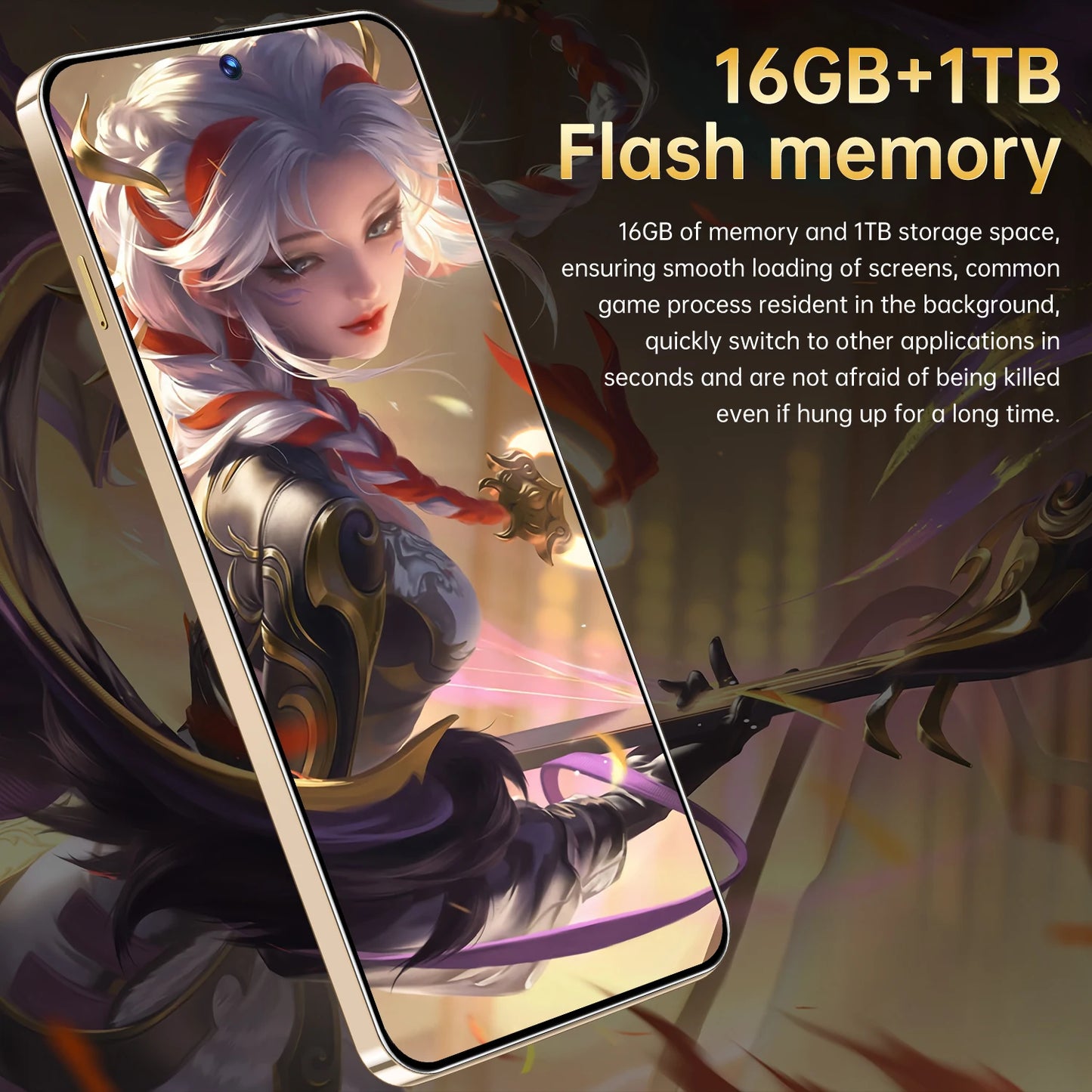 New Style 6.8inch Smartphone vivo Mobile Phone Android 512gb Smartphone
