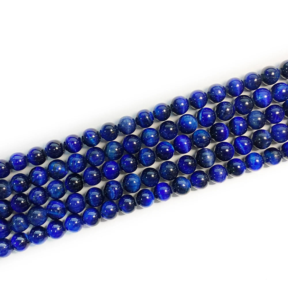 Silver Lion Head Gemstone Beads Stretch Bracelet for Women Men Handmade Crystal Beaded Elastic Healing Power Stone Jewelry