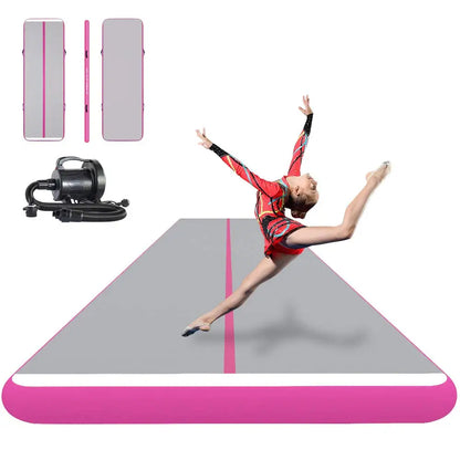 Inflatable Air Track Inflatable Gymnastics Tumble Track Gym Mat 9x2m for Air Floor Yoga Mat for Outdoor Sports