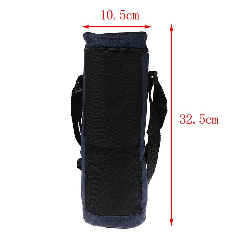 Water Bottle Cooler Tote Bag Universal Water Bottle Pouch High Capacity Insulated Cooler Bag Outdoor Traveling Camping Hiking