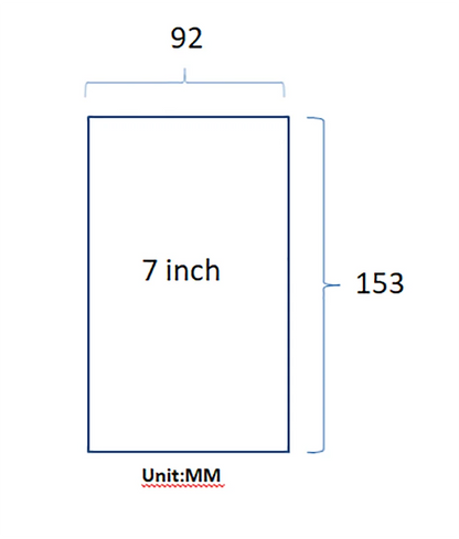 2pcs Universal 5/6/7/8/9/10/11/12inch Screen Protectors C Protective Pet Film FOR mobile Smart phone Tablet/Car GPS LCD/MP3 4