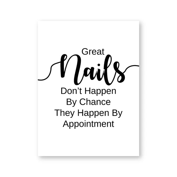 Nail Salon Wall Decoration Beauty Salon Wall Art Canvas Painting Nail Polish Quote Posters and Prints Nail Tech Artist Gift
