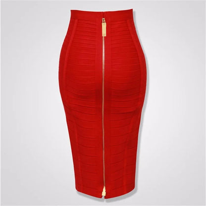 2021 New Bandage Skirts Women Bodycon Woman Skirts Sexy Harajuku Party Club Elegant Celebrity Pencil Skrit Plus Size XL