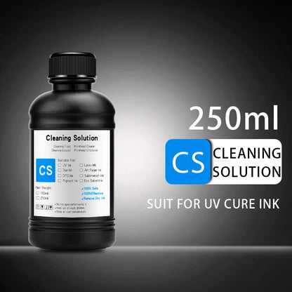 250 ml UV-härtende Tinte für Epson XP600, TX800, XP-600, TX-800, L800, L805, L1800, R290, R300, 1390, 1400, 1410, 1430, DX5, DX7, DX10 UV-Drucker