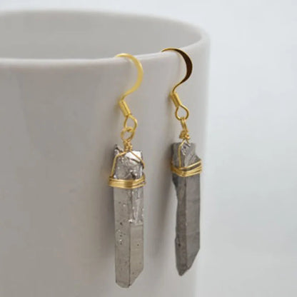 turquoise earrings jewelry dangle earrings boho earrings ethnic earrings leather Earrings big leather Earrings