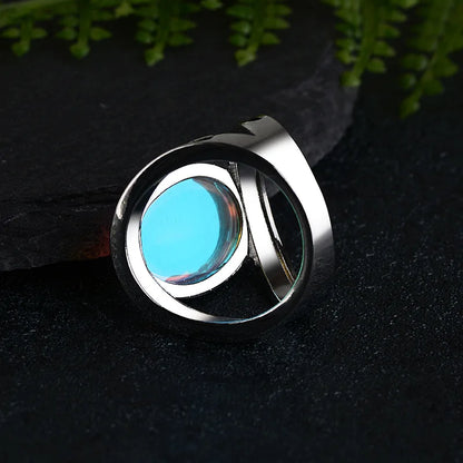 Fine Jewelry Femme Natural Moonstone Rings for Women 925 Sterling Silver Ring Bijoux Wedding Party Jewelry Gift