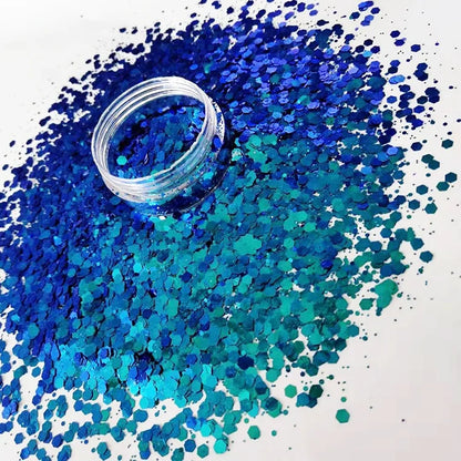 2023 Bulk Chameleon Glitter PET Craft Chunky Glitter 1kg for Christmas Decoration