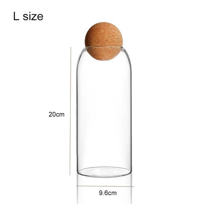 storage glass jar with wooden lid bottle kitchen mason jars with lid glass bottle container cereal dispenser canister