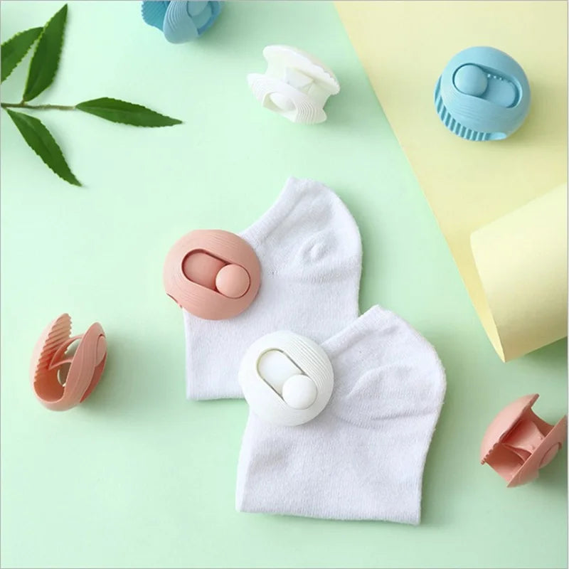 6Pcs Non Slip Gripper Round Shape Quilt Clips Blankets Fastener Bed Cover Duvet Sheet Quilt Plastic Fixer Garment Clips