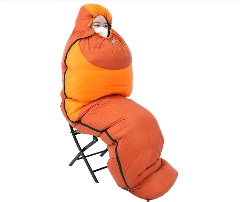 Duck Brand Ganzjahres-Leichtbau-Mumienschlafsack für Erwachsene, wasserdicht, aus Nylon und Polyester, für Outdoor-Camping, Bergschnee